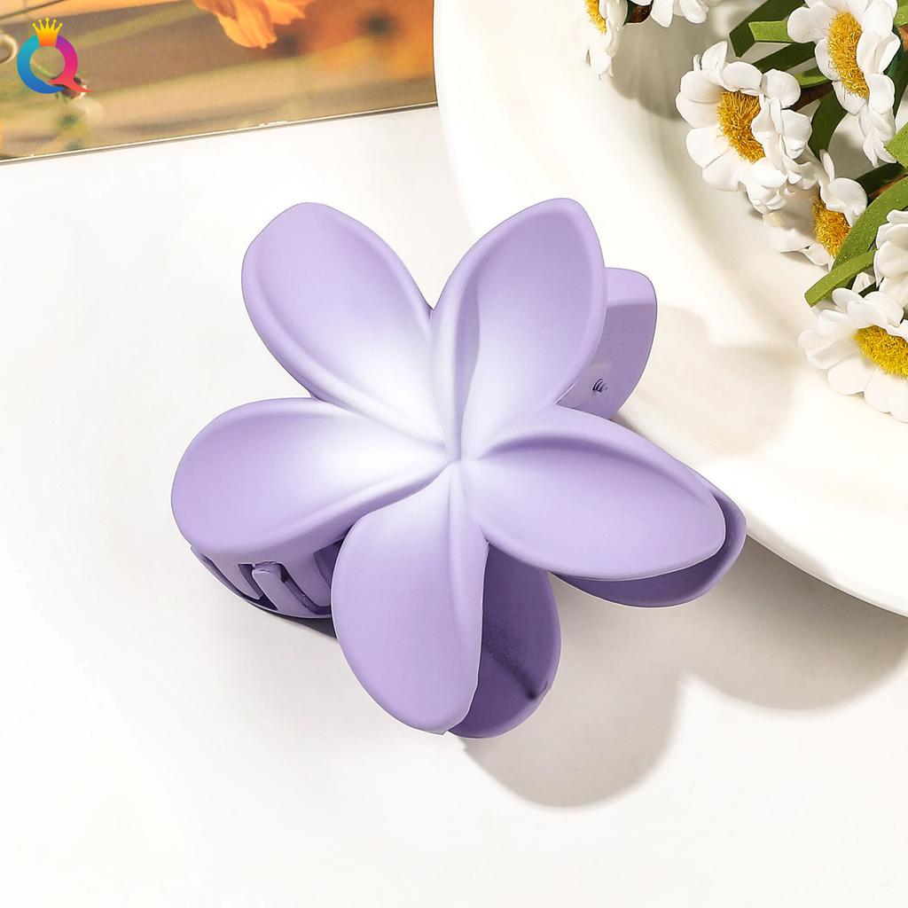 Fashion Bauhinia Egg Flower Hair Clip Back Head Bun Grab Clip Shark Hair Clip Accessories