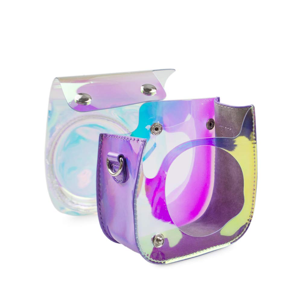 Kinokoo instax Fujifilm instax mini11 чехол для камеры instax mini11 защитный чехол instax с плечевым ремнем чехол из ПВХ, (пурпурный)