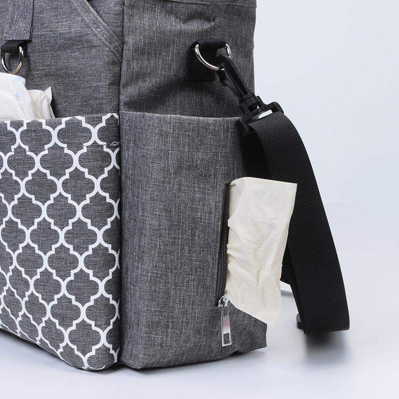 Многофункциональная сумка-кроссбоди на одно плечо для мамы и малыша с креплением для коляски