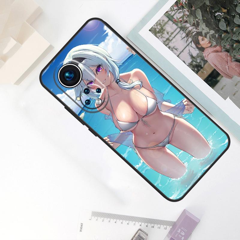 Genshin Impact Sexy Cute Girl For Honor Magic 8 Pro 6 7 Lite Case For Honor 200 400 50 70 90 X8c X8b X9a X9b X9c X9d Win RT