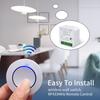 16A Tuya WiFi Smart Light Switch 433Mhz Wireless Relay Receiver Mini Round Panel Switch APP Voice Control Alexa Google Home