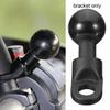 Motorcycle Angled Base W/ 10mm Hole 1'' Ball Head Adapter for RAM For Garmin Work Smartphone Ca J8I7