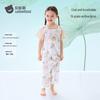 Beitais Unisex Thin Cotton Short Sleeve Pajama Jumpsuit