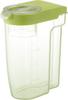 Risu Rice Storage with Liberalista Measuring 240ml Box, Green, 2.5L, Cup,
