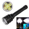LED Diving Flashlight White/395nm UV Waterproof Powerful LED UV Lantern Torch 100M Underwater Purple White Ultraviolet Light