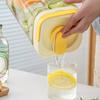 Cold Brew Pitcher with Spigot 2.5/3.5L Large Capacity Plastic Fruit Infuser for Juice