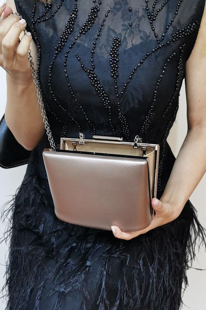 Women's Stylish and Useful Evening Dress Bag Fabric Black Women's Evening Dress Bag