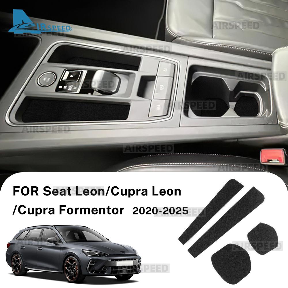 Для Seat Leon MK4 Cupra Leon Cupra Formentor 2020 2021 2022 2023 2024 2025 Наклейка для хранения на панель переключения передач центральной консоли Интерьер