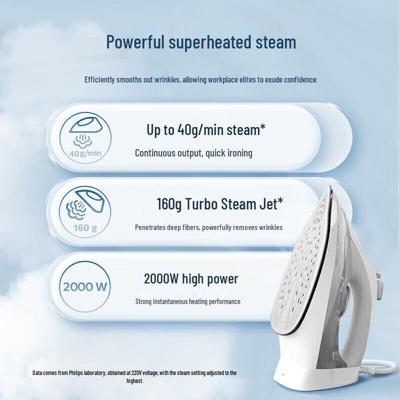 Philips Handheld Steam Iron DST5010/10 CN plug (adapter included)