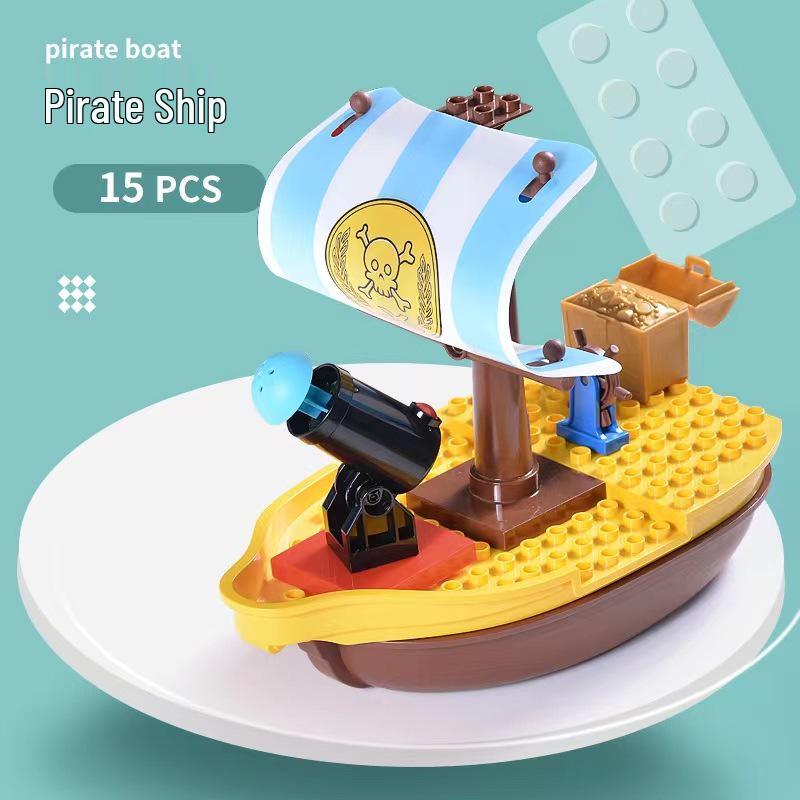 Совместимый набор LEGO DUPLO Парк аттракционов Колесо обозрения с фигурками и животными