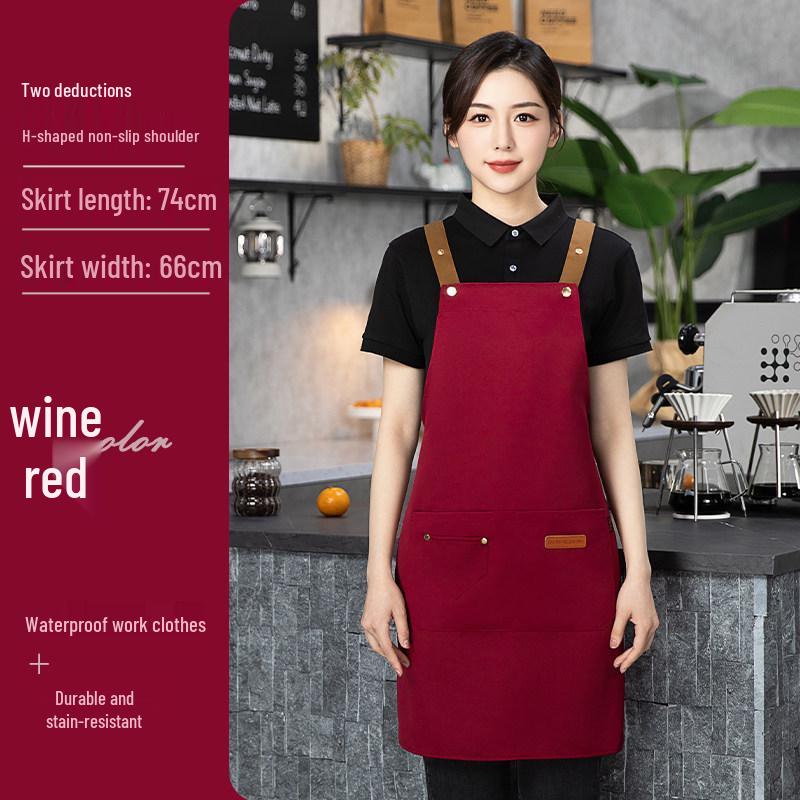 Multifunctional Apron for Kitchen, Gardening, Studio, Supermarket, Milk Tea, Nail Art, Catering, and Waitstaff.