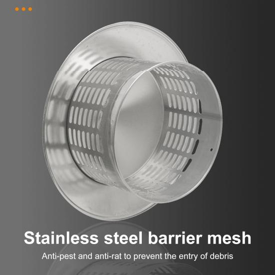 Крышка для круглого дымохода Yousheng с сетчатым экраном, конический верх, металлический чехол для дымохода, устойчивый к погодным условиям, внешняя крыша, конический верх, дождезащитный чехол для выхлопной трубы камина