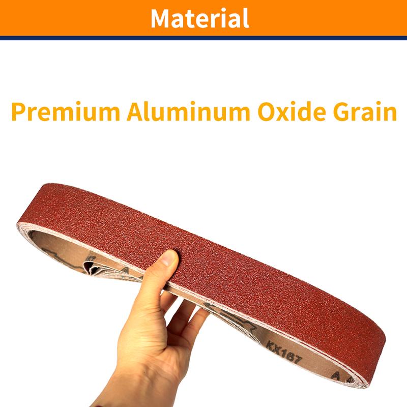 10PCS 915*50mm Abrasive Sanding Belts 40-1000 Grits for Wood Soft Metal Grinding Polishing Sander Power Rotary Tools Accessories