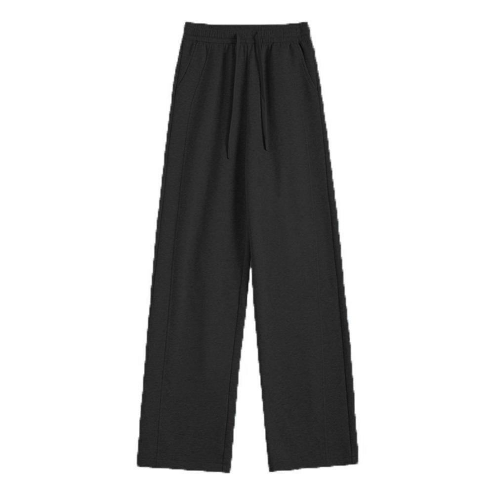 Drawstring Loose Sports Pants High Waist Casual Pants Women Comfortable Wide Leg Pants  Streatwear