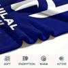 1Pc Al-Hilal Saudi Football Club Print Flannel Blanket High Quality Warm Comfortable Cover for All Seasons Perfect for Gifts Home Decor
