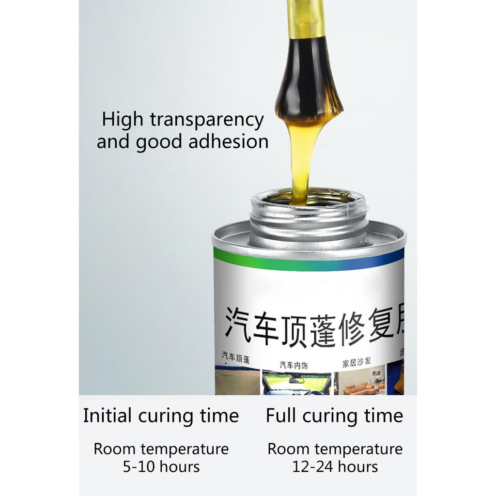 100 мл 3,38 унции Клей для быстрой починки обивки потолка автомобиля Клей для ремонта обивки Многофункциональный Жидкий клей для ремонта потолка салона автомобиля