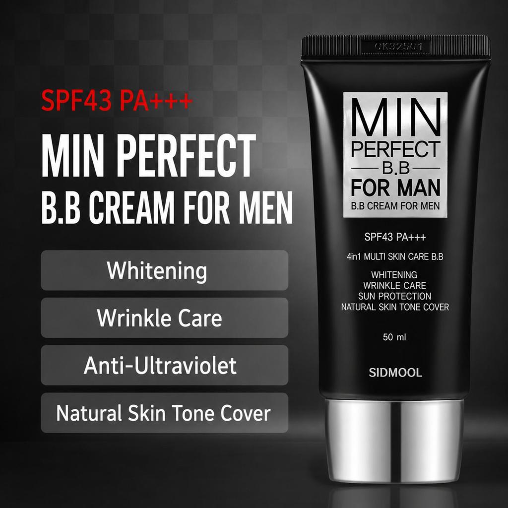 SIDMOOL Минималистичный BB-крем для мужчин SPF43 PA 50 мл