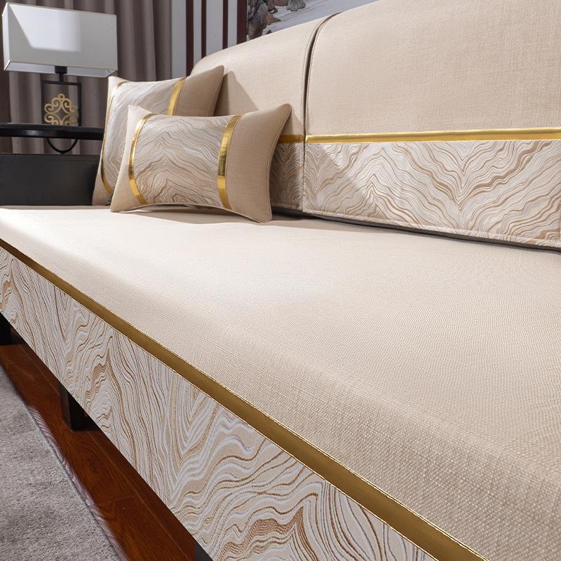 Summer Sofa Cushion Four Seasons Universal Light Luxury Backrest Towel Modern Cushion High-End Sofa Cover Cover Cloth Cushion