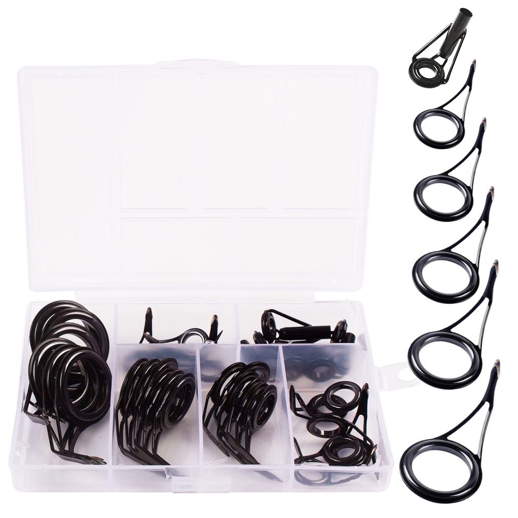 35 шт. Ремкомплект удочки Керамические направляющие для удочки из высокоуглеродистой стали