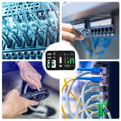 Инструмент для обжима RJ45 Проходной обжимной инструмент для Cat6/5e/5 Зачистка Резка Многофункциональный обжимной инструмент 8P8C