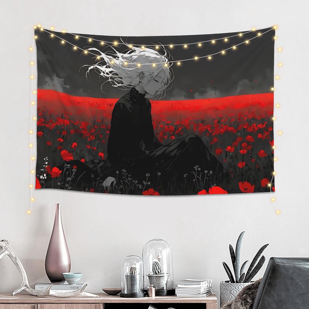 Colorful Anime Girl Tapestry Room decoration Home Decoration Tapestry Decor Accessories Cute Room Decor