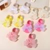 1 Pair of Lace Bow Socks Chiffon Pearl Delicate Breathable Socks Baby Girl Toddler Letter Socks