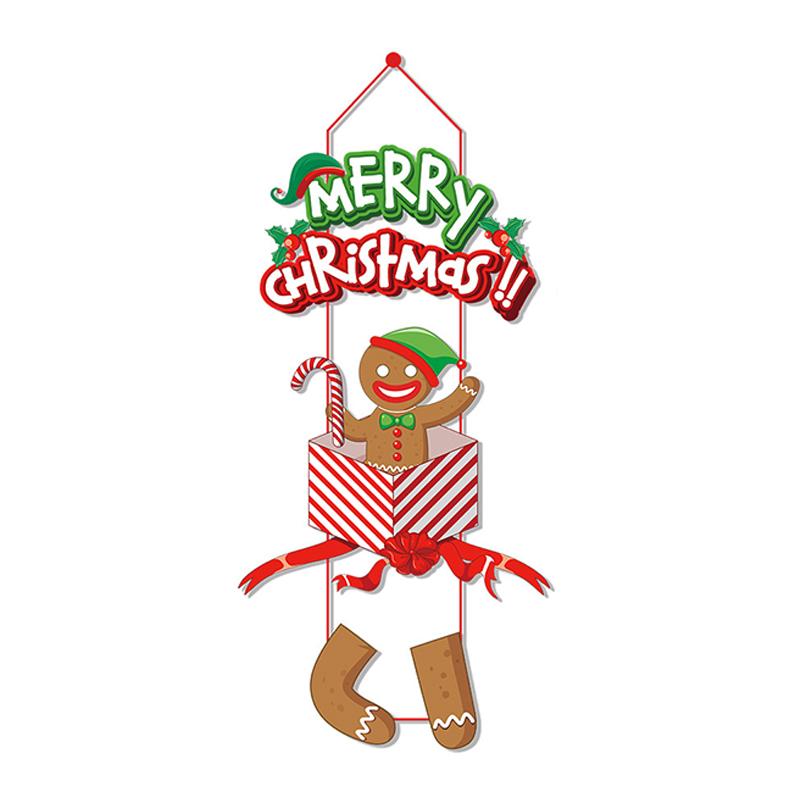 Merry Christmas Hanging Decorations Europe Pendant The United States Christmas New Party Decorative Door Hanging