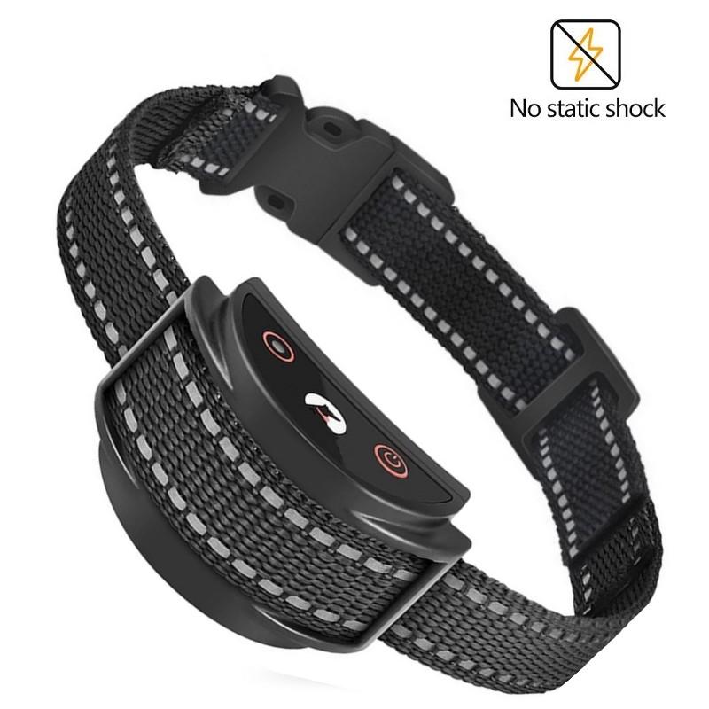 No Shock Anti Bark Collar Vibration Training Collar Rechargeable No Static Shock Bark Collar Dog Control Waterproof Dog Device
