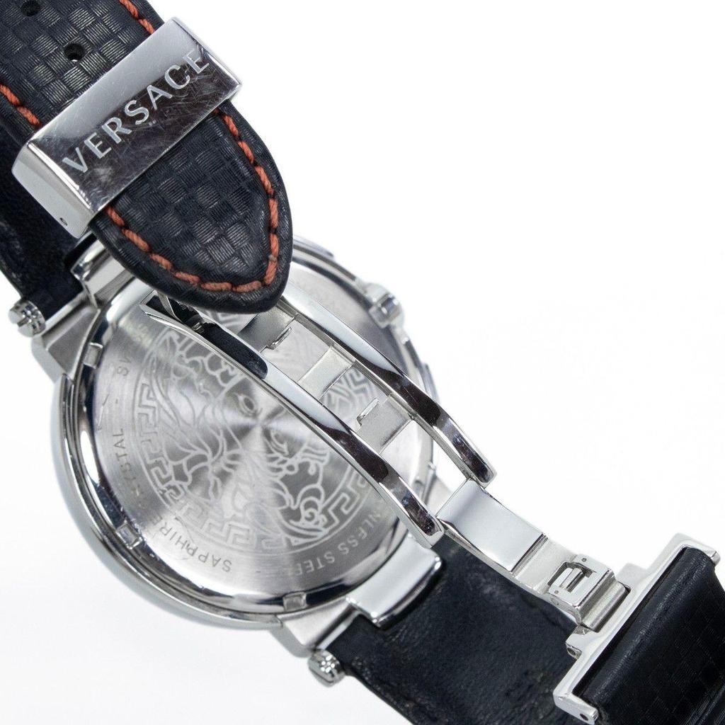 Б/у Часы Versace Мужские Mystic Sports VFG040013 Черный Хронограф Логотип Медузы Марка Бренда Красивые