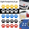Automobile Decoration Creative Fashion Footprint Prints Car Sticker  Cute Cat Paw