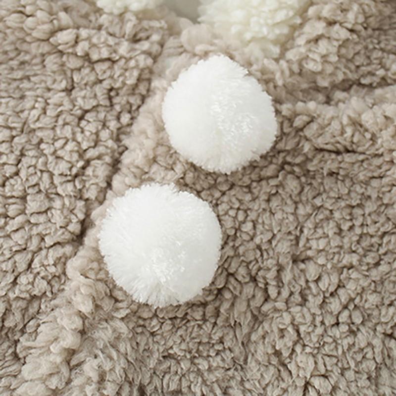 Kids Cape Baby Boys and Girls Hooded Cloak Solid Color Warm Children's Shawl Coat