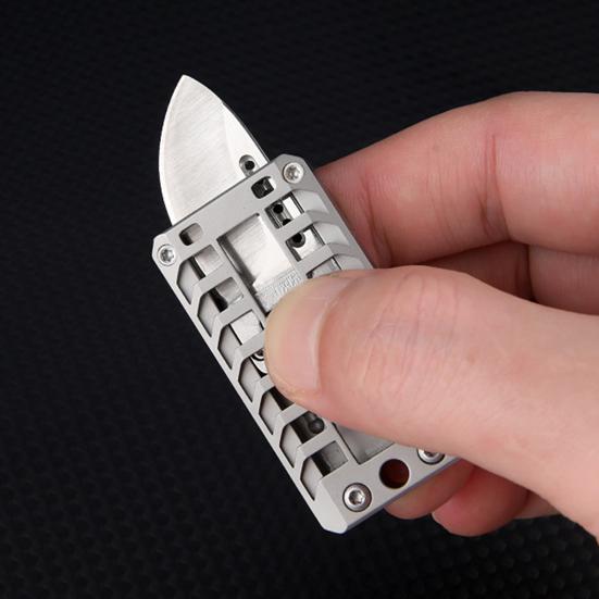 Slider Cutter Fidget Toy Нержавеющая сталь Острое лезвие Механическое снятие стресса Портативный для улицы