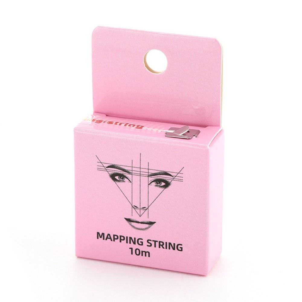 10 м маркер для бровей, нить с предварительно нанесенными чернилами, инструмент для рисования бровей, нить для татуировки бровей, бровей