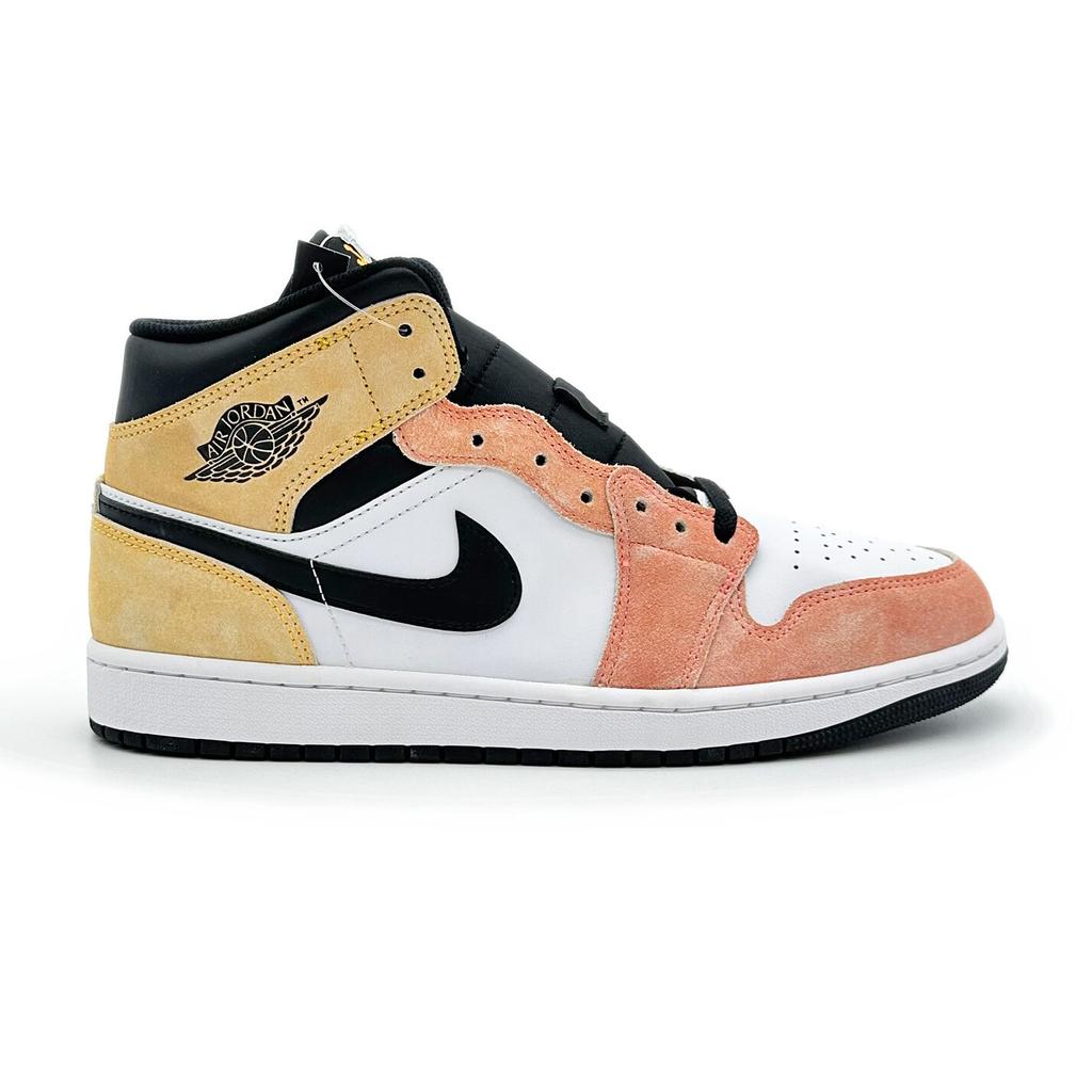 DX4332-800 Nike Air Jordan 1 Mid Flight Club Magic Ember Sundial White (Мужской)