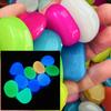 31pcs Luminous Stone Garden Courtyard Paving Fish Tank Aquarium Aquarium Luminous Landscaping Plastic Fluorescent Pebbles