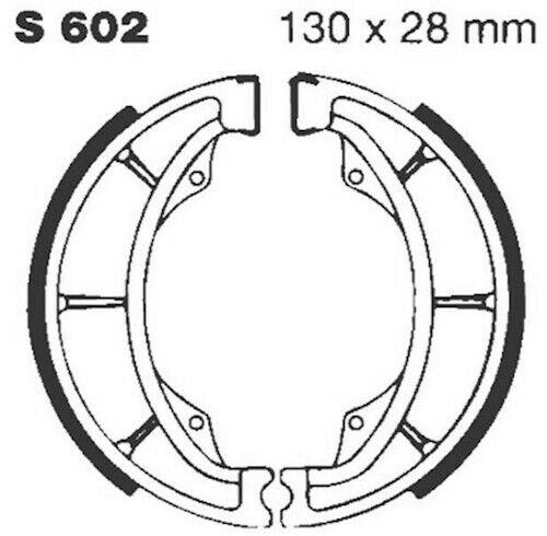 Ebc S602 2001-2011 Hyosung RX 125 Совместимая задняя тормозная колодка с пружинным барабаном