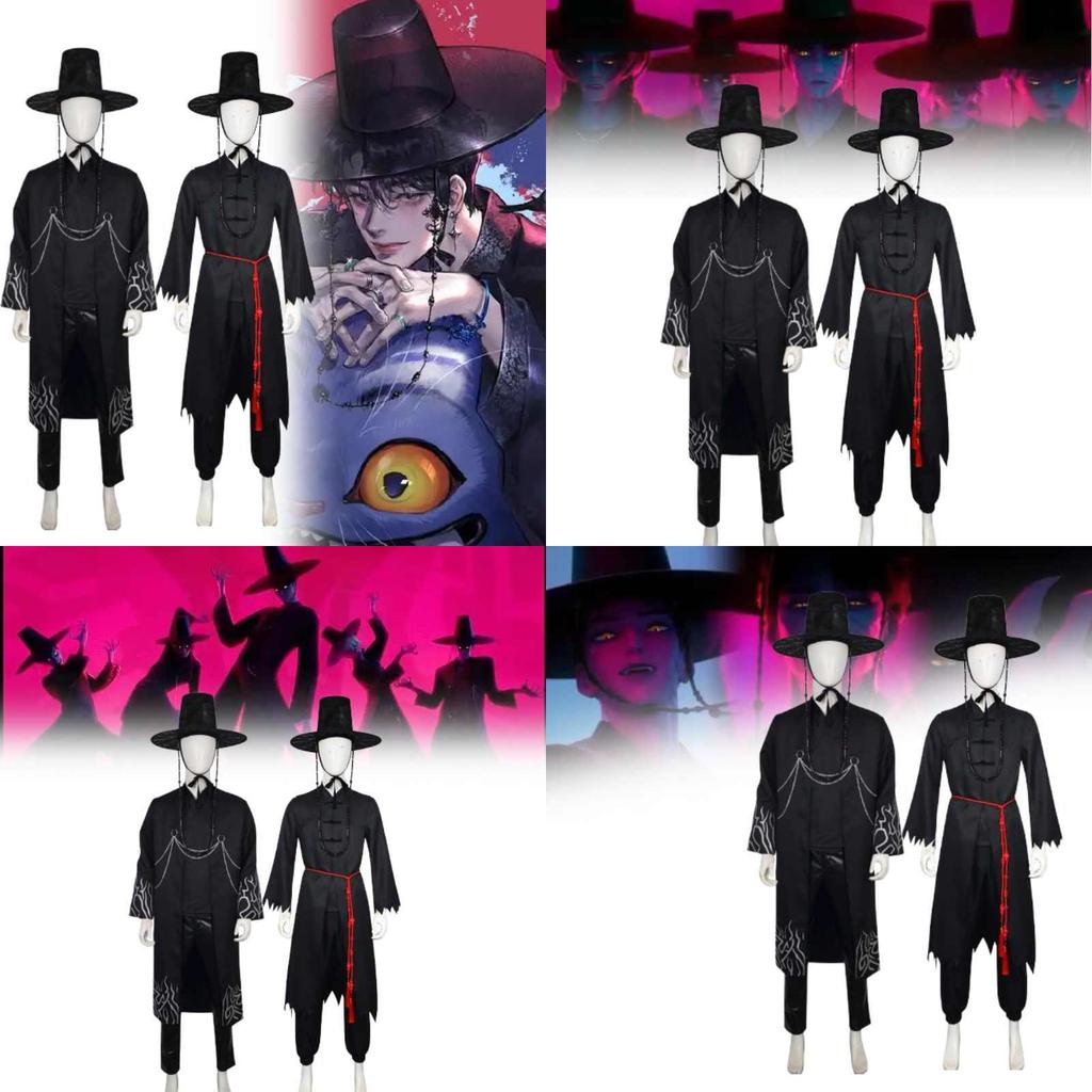 Kpop Demon Hunters Saja Boys Cosplay Outfit With Air Layer Fabric For Anime Conventions And Themed Parties