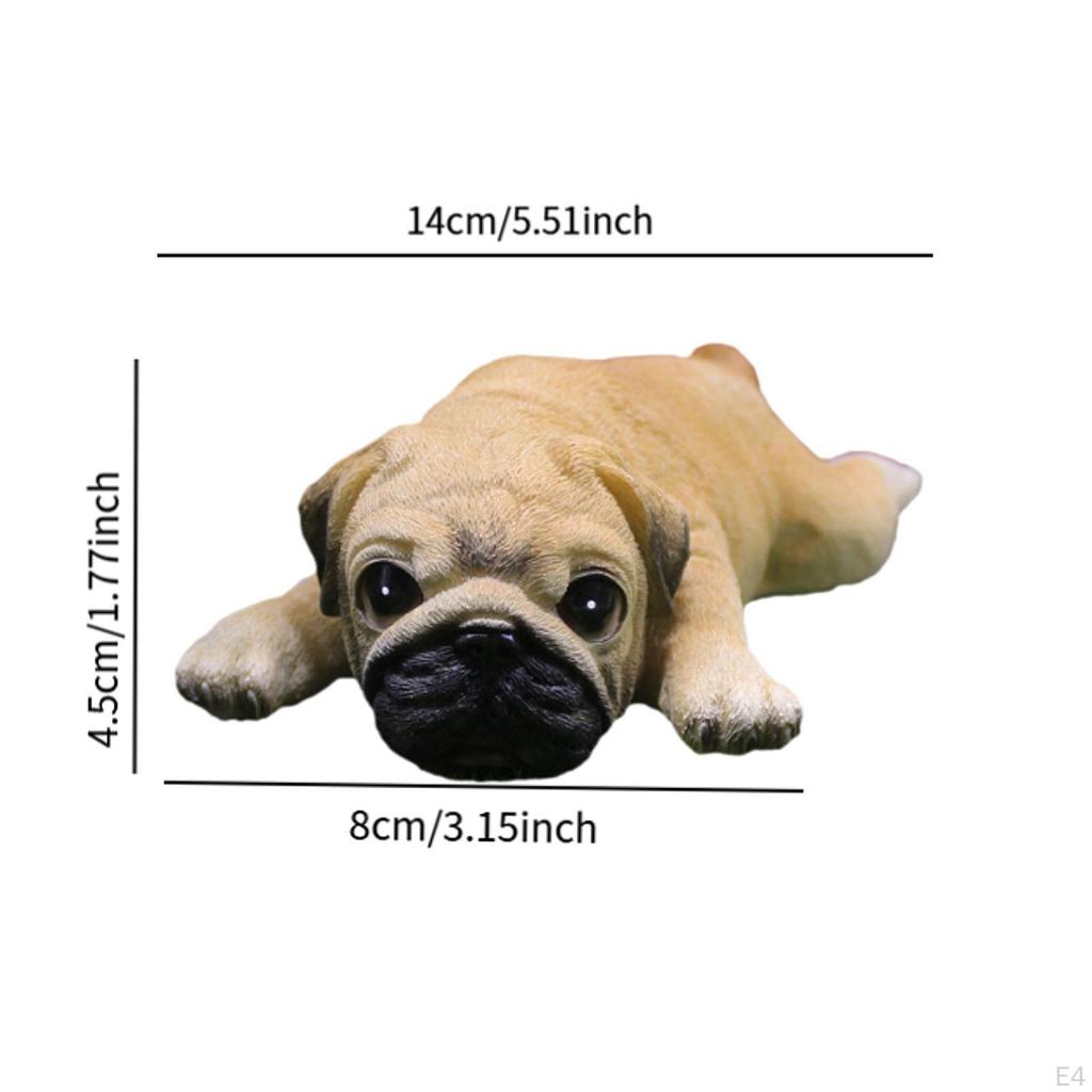Миниатюрная скульптура собаки для украшения автомобиля и дома