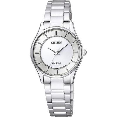 Женский EM0400-51A ( Часы CITIZEN COLLECTION Eco-Drive Solar Women's) Круглые часы, серебро
