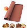Heat Resistant Silicone Swiss Roll Mat Random Color Pizza Cookie Baking Sheet Pad Kitchen Tool