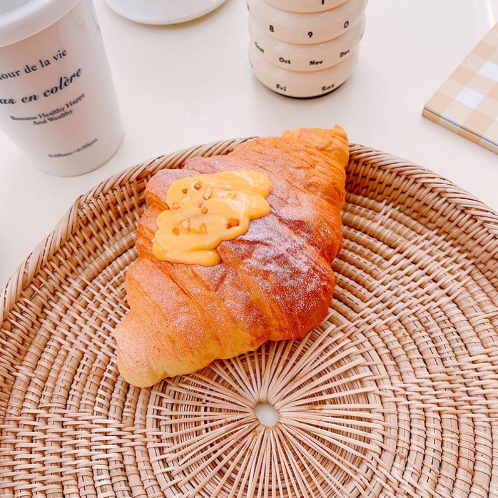 Bread Toast Food Creative Simulation Donuts Slow Rising Squeeze Stress Relief Toys Spoof Tease People Desktop Toy