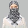 Desert Square Headscarf Arabic Sun Protection Windproof Unisex Tassel Shawl Scarf Abaya Accessories Hijab Women Veil Fashion