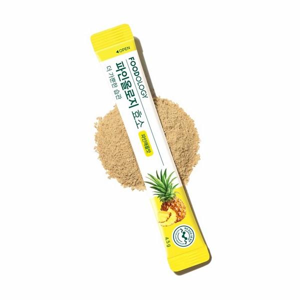 Foodology Pineology Ферментационный фермент со вкусом ананаса, 14 пакетов, 42 г, 1 единица, корейская основная здоровая пища