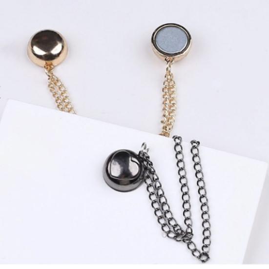 4/8/12 шт. Магнитные зажимы для одежды, пуговицы для штанин, регулируемые зажимы для штанин, булавки, быстрые застежки для рубашки