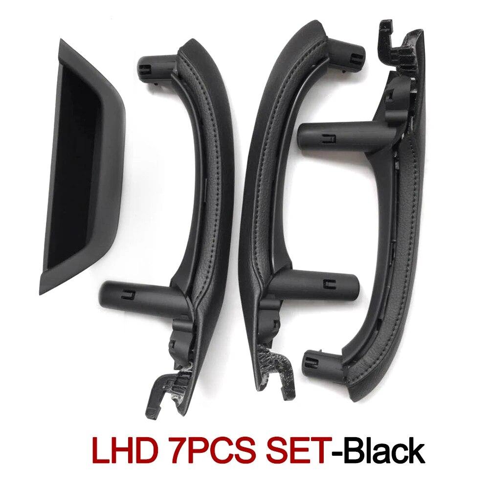 Левый правый водительский автомобильный салон, дверная ручка, кожаный чехол, комплект замены для BMW X3 X4 F25 F26 2010-2016