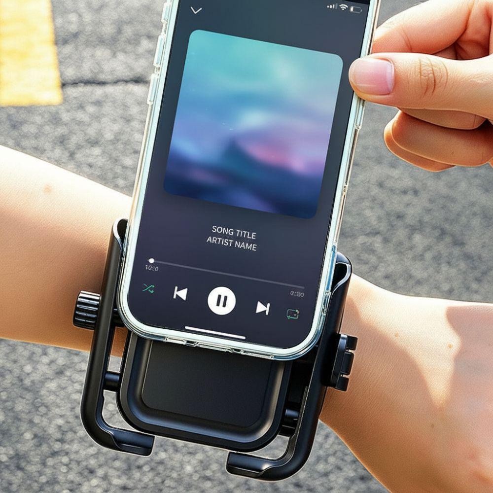 High Elasticity Wrist Phone Holder Rotatable Arm Phone Secure Clamp New Wrist Phone Mount Running