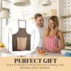 Men's Prank Apron with Surprise Pocket Novelty Kitchen Apron White Elephant Bachelor Party Gift for BBQ