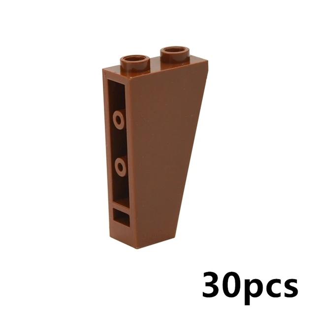 30 шт. Совместимые 4460 DIY Строительные Блоки Наклон 75° 1x2x3 Толстые Фигурные Кирпичики Образовательные Творческие Игрушки Для Детей Подарки