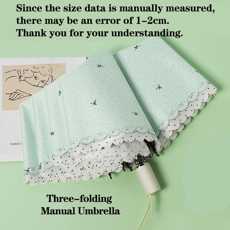 Женский зонт кружевной модный складной зонт солнцезащитный зонт ветро- и дождеустойчивый дорожный складной портативный студенческий подарок