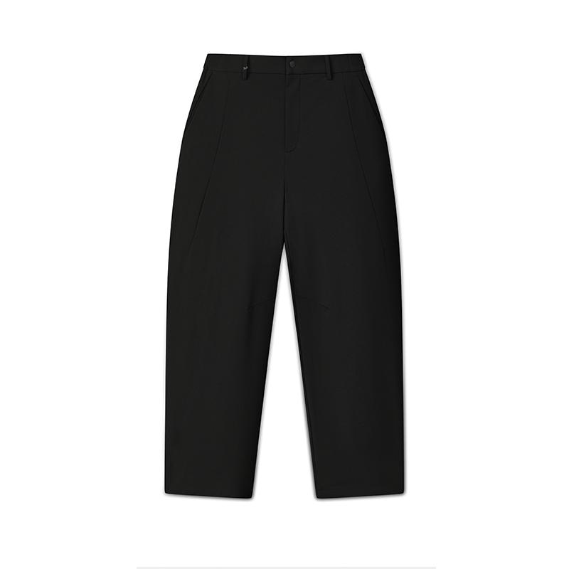 FILA Casual Pants Men's Jet Black Moderate Straight Fit Pants F11M532807FBK